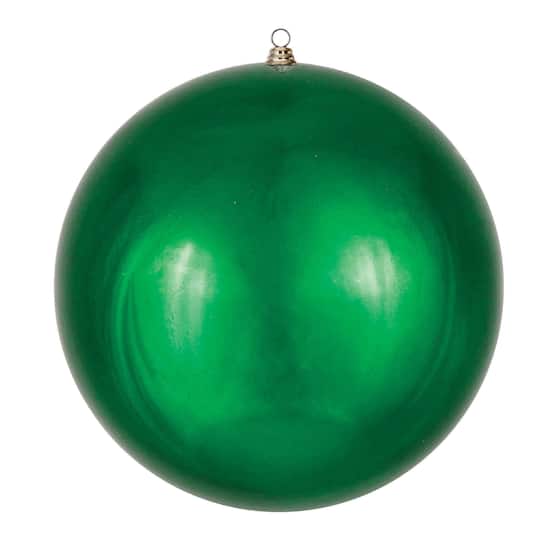 Vickerman 24" Giant Shiny Ball Christmas Ornament in Emerald | Michaels®
